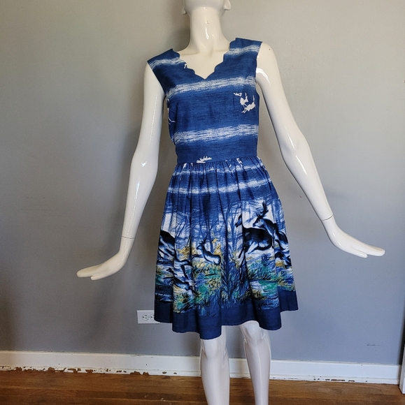 Hell Bunny Montana Mini Dress, BNWT, Size S - Picture 2 of 11